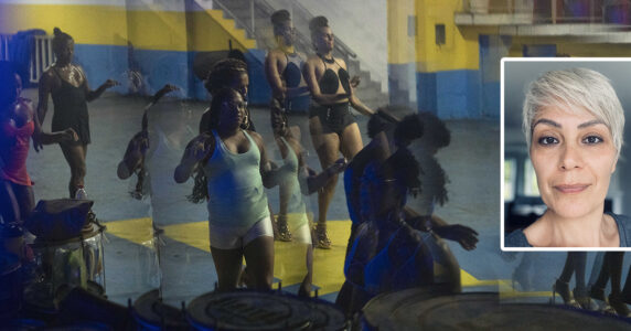 Dansskola för vuxna. Skribenten inklippt.