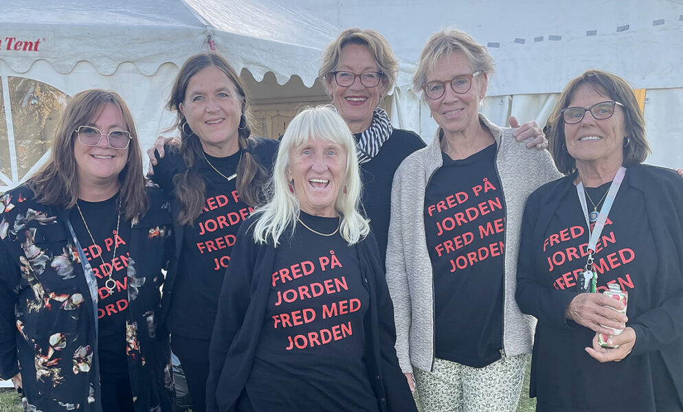 På initiativ av bland andra Gudrun Schyman, tidigare partiledare för V och FI, hålls Österlens fredsfestival nu för femte gången.