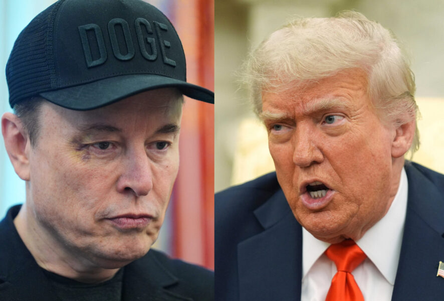 Elon Musk, Donald Trump.