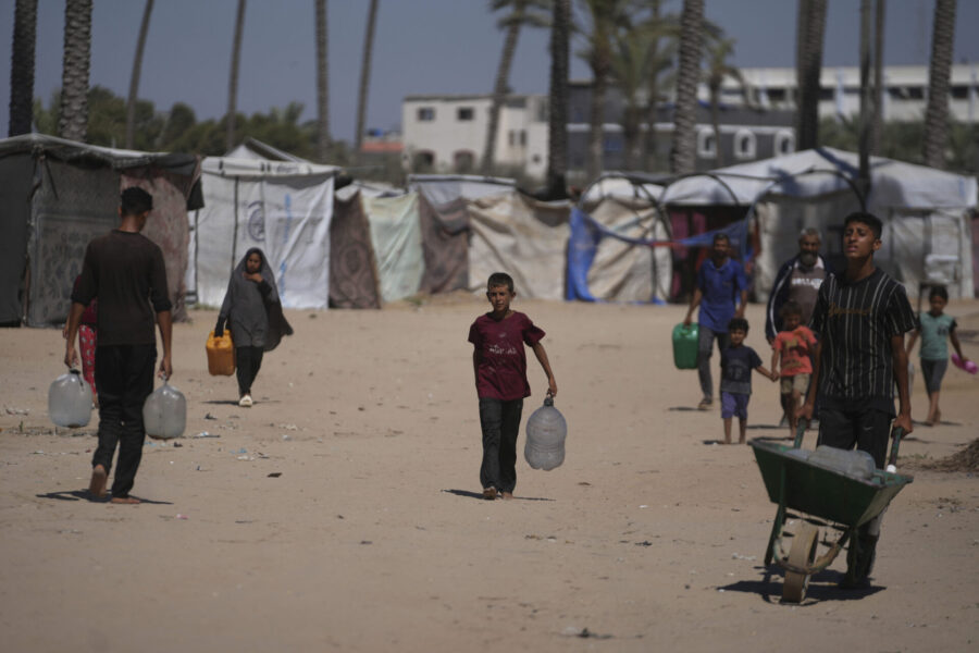 flyktingläger i gaza