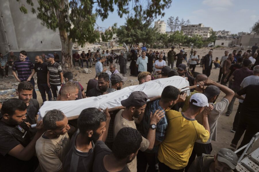Sörjande palestiner