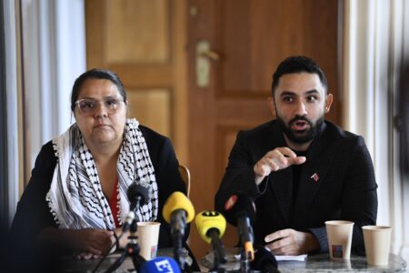 Lorena Delgado Varas och Daniel Riazat.