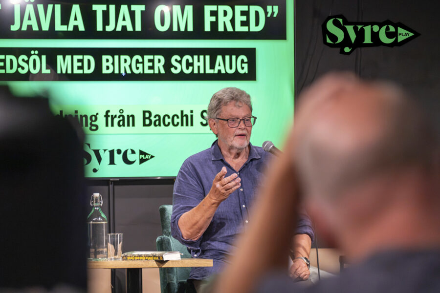 Syres fredsöl med Birger Schlaug.