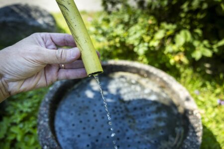 En droppande trädgårdsslang.