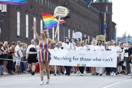 Stockholms prideparad.