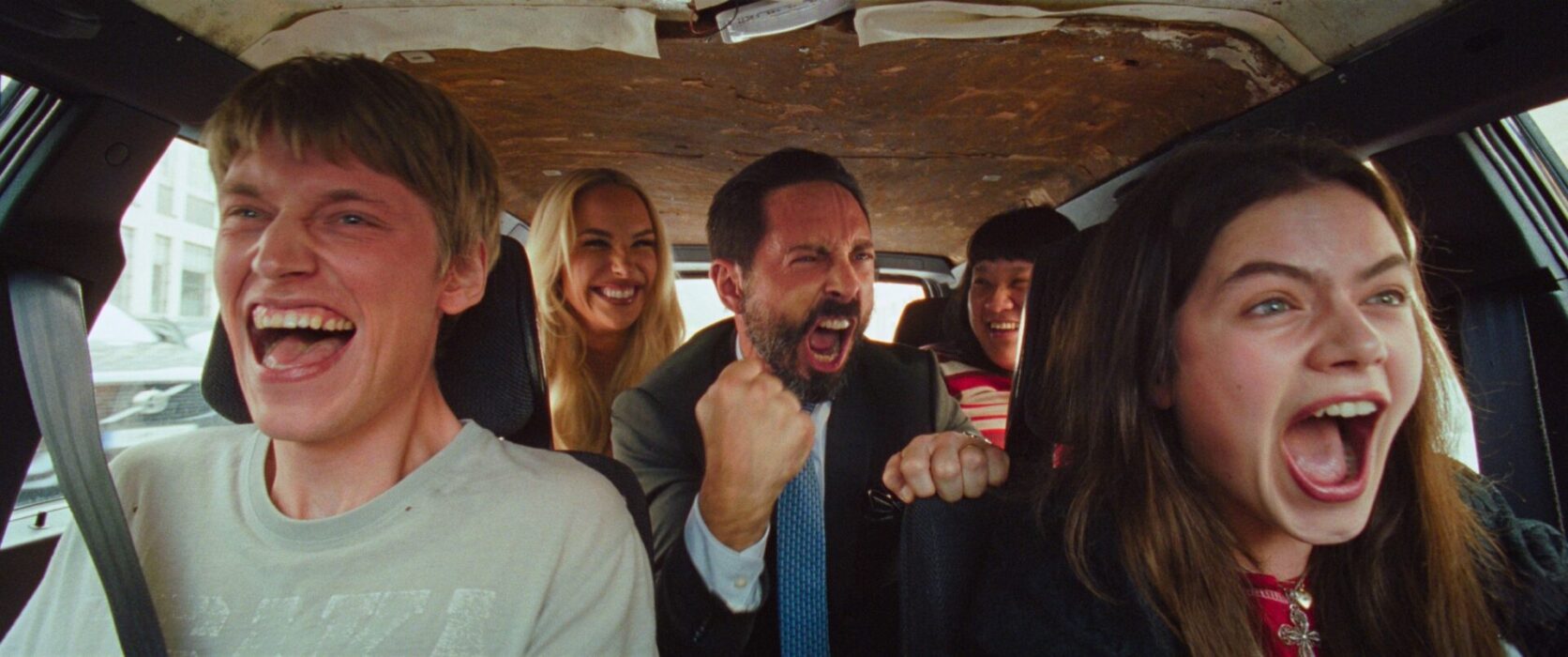 The Dance Club, från vänster till höger: Nils Wetterholm, Julia Franzén, Mathias Varela, Evelyn Mok och Alva Bratt.