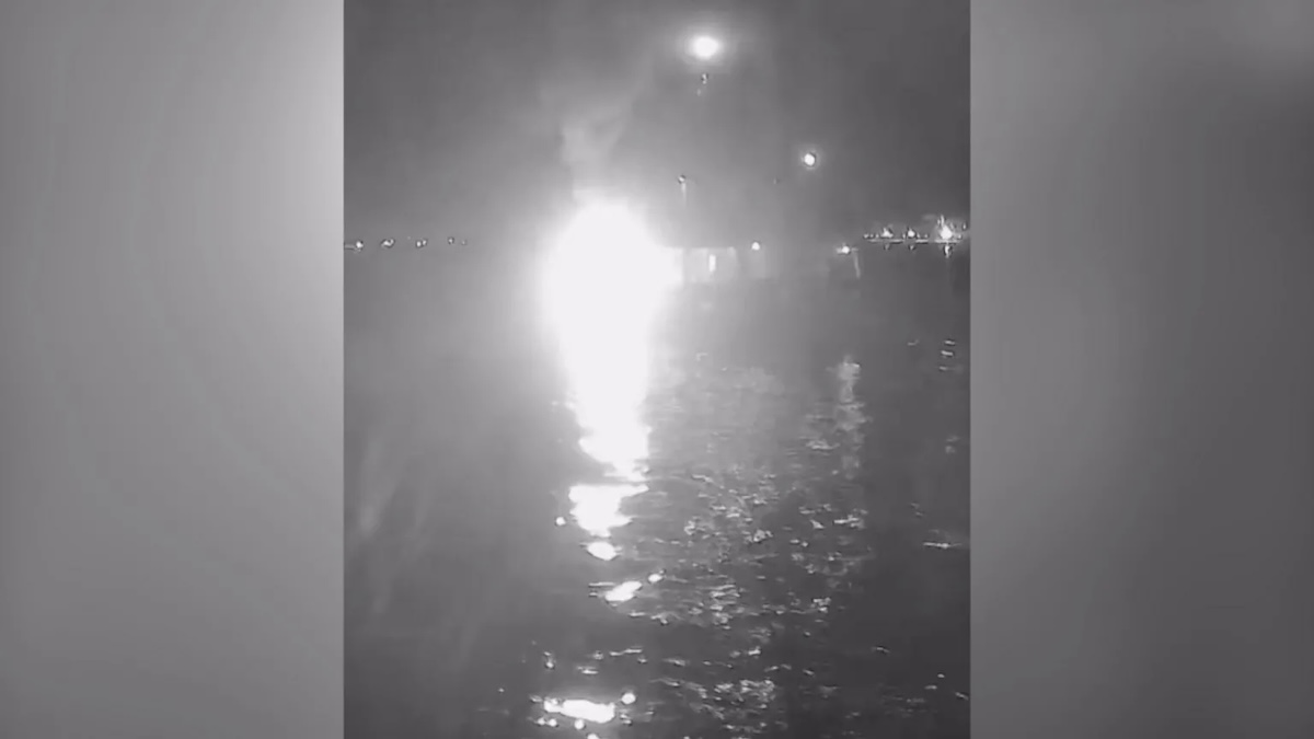Global sumud-flottiljen delade bilder av den påstådda attacken på Instagram.