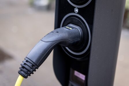 Laddstation för elbil.