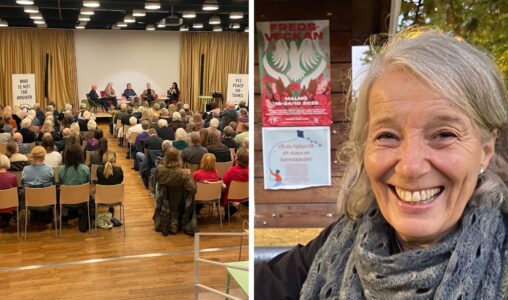 Bild på seminarium och Maria Dahl