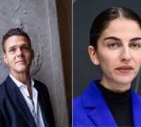 Christopher Fjellner (M) och Romina Pourmokhtari (L).