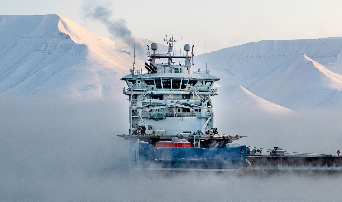 Fartyg på Svalbard.