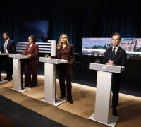 Partiledardebatt.