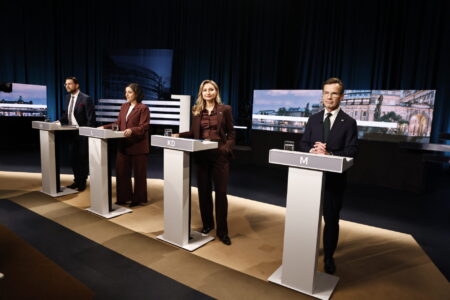 Partiledardebatt.