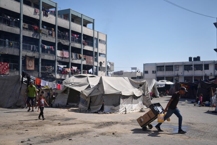 tält i Gaza