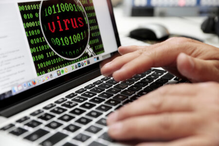 laptop, viruskod