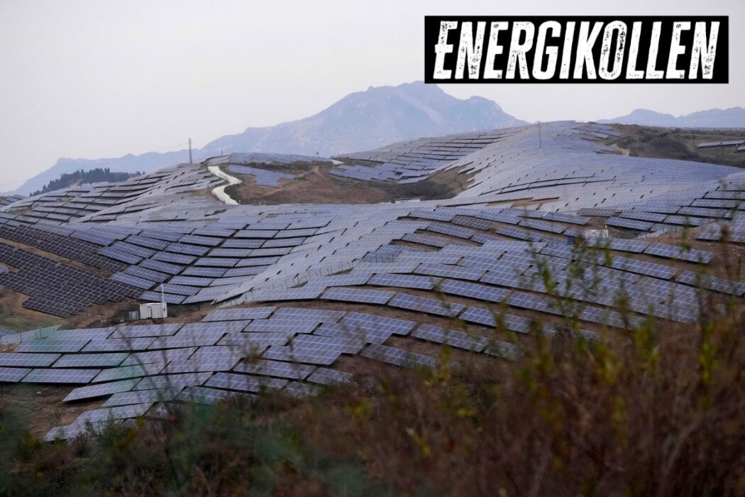 Kina är välrdens största producent av solpaneler, samtidigt står deockså för en stor andel av världens totala elkonsumtion.