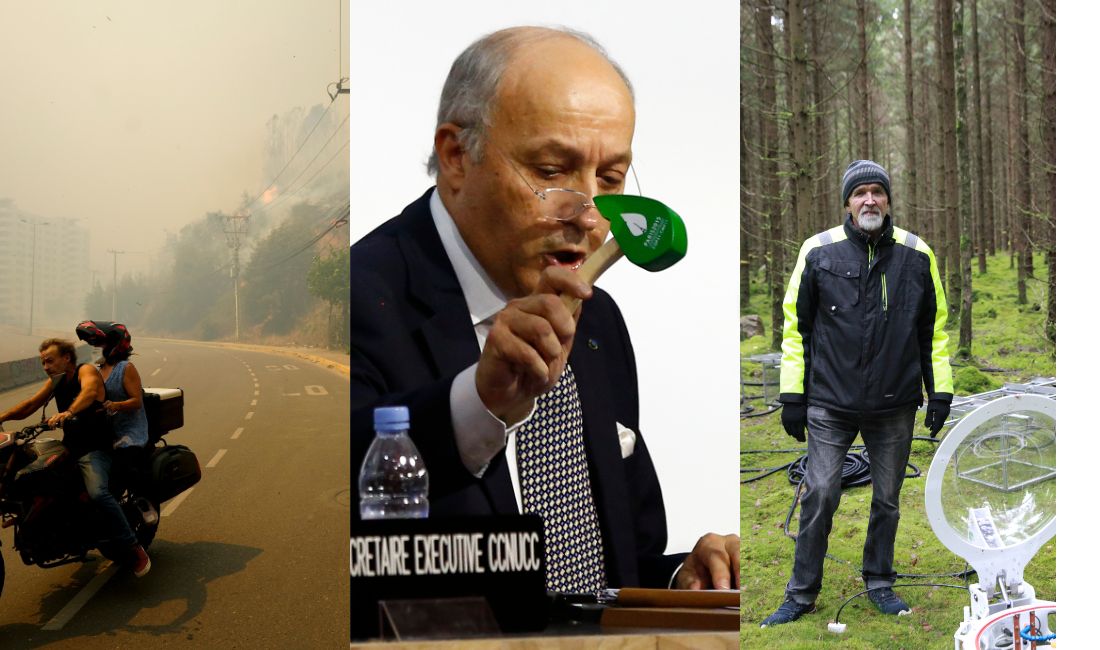 Collage om Parisavtalet.