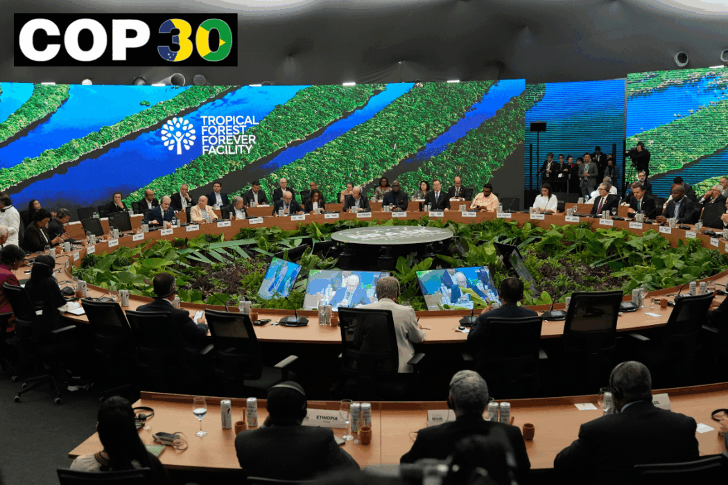 Världsledare under rundabordssamtal inför COP30. Vinjett Cop 30