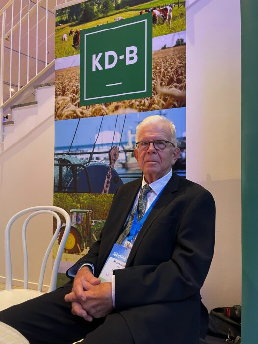 Alf Svensson, Kristdemokraternas långvarige partiledare, är i dag en kritiker av partiets högervridning.