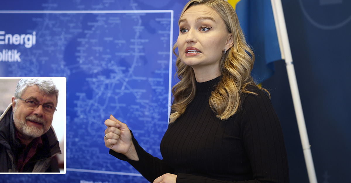 En kvinna talar. Skribenten inklippt.