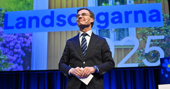 Ulf Kristersson på SD:s landsdagar.