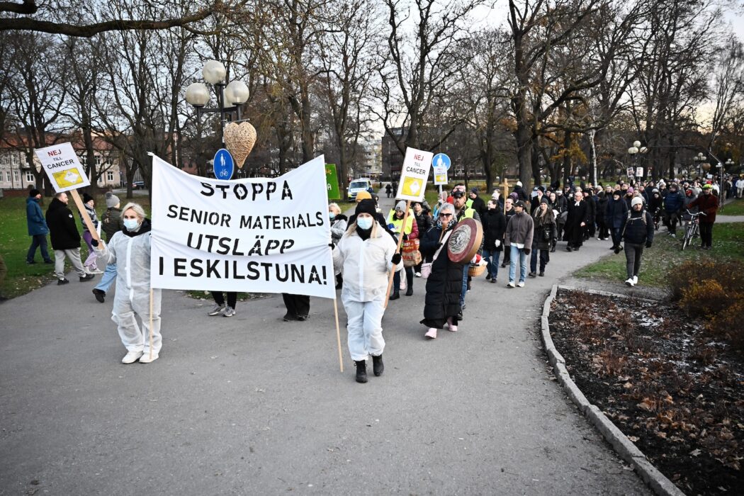 Protesttåg i Eskilstuna.