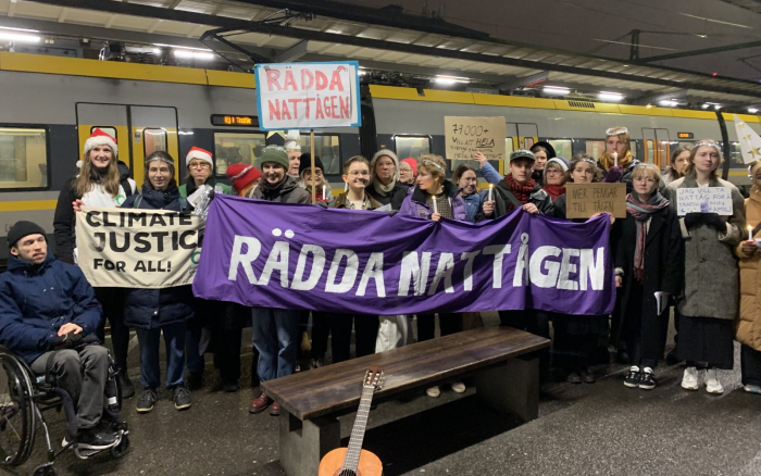 Redan förra året ordnades det protesttåg på lucia och de blev ”väldigt uppskattade” av både resenärer och tågpersonal, menar arrangörerna.