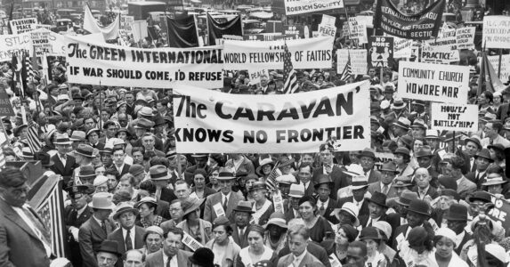 En stor demonstration.