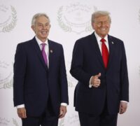Tony Blair och Donald Trump.