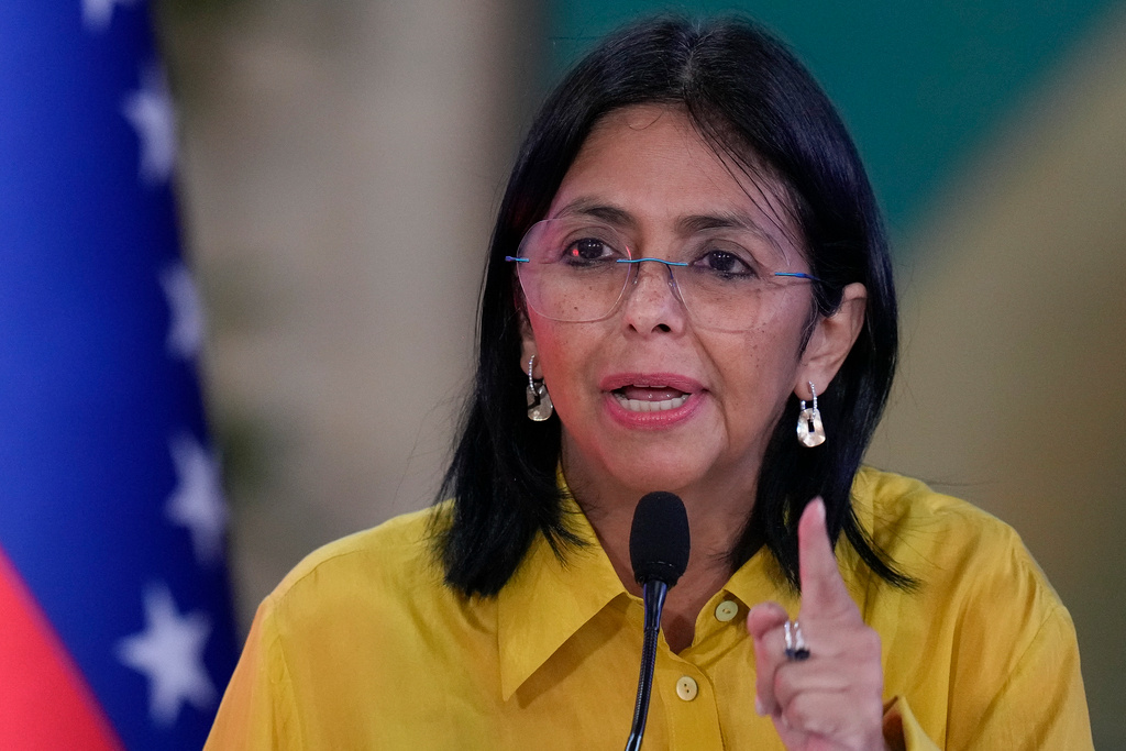 Venezuelas vicepresident Delcy Rodríguez.