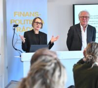 Lars Heikensten och Annika Sundén.