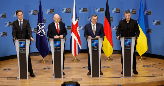 Europeiska försvarsministrar på Säkerhetsmöte i Bryssel 12 februari