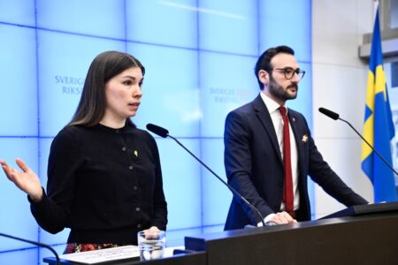 Annika Hirvonen och Tony Haddou.