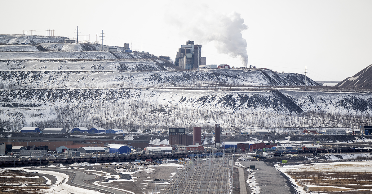 Järnmalmbrytning LKAB