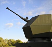 En Tridon MK2 luftvärnskanon.