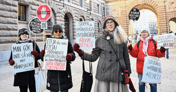 Manifestation mot utvisningar