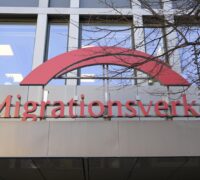 Migrationsverket skylt.