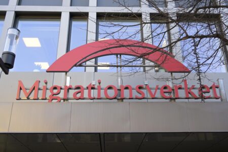 Migrationsverket skylt.