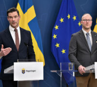 Pressträff om utvisningar.