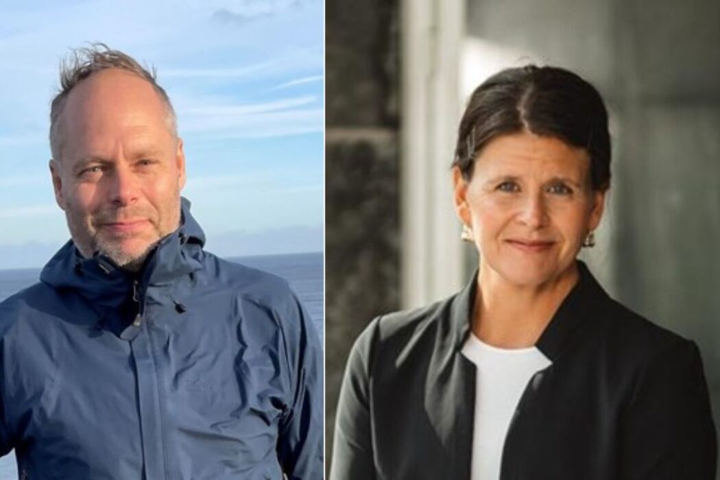 Emil Sandström och Josefina Syssner, redaktörer för boken Sätt ekonomin på plats.