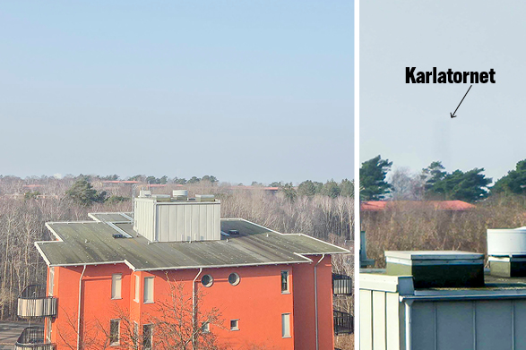 De höga halterna orsakas av små partiklar från förbränning som kan färdas långt i luften.