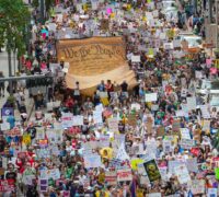 Demonstration i Houston.
