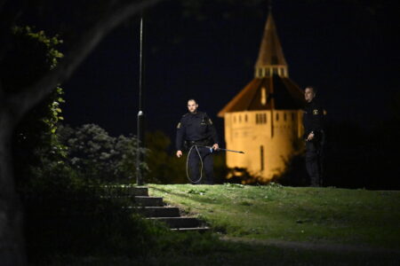 POLISJAKT PÅ LÖS HUND