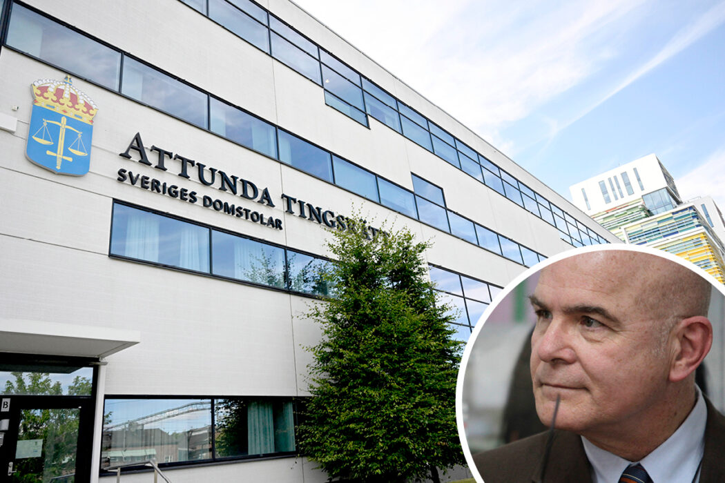 FN:s specialrapportör Michel Forst besöker Attunda tingsrätt för att följa rättegången mot klimataktivister.