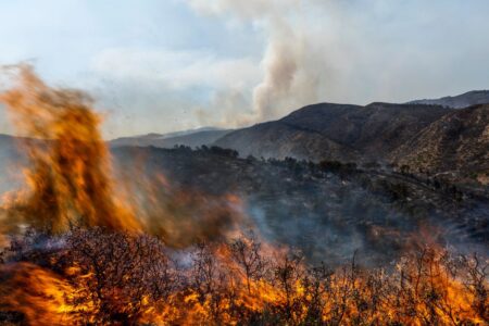 Brand i Spanien.
