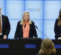 Mikael Damberg, Ida Gabrielsson och Janine Alm Ericson.