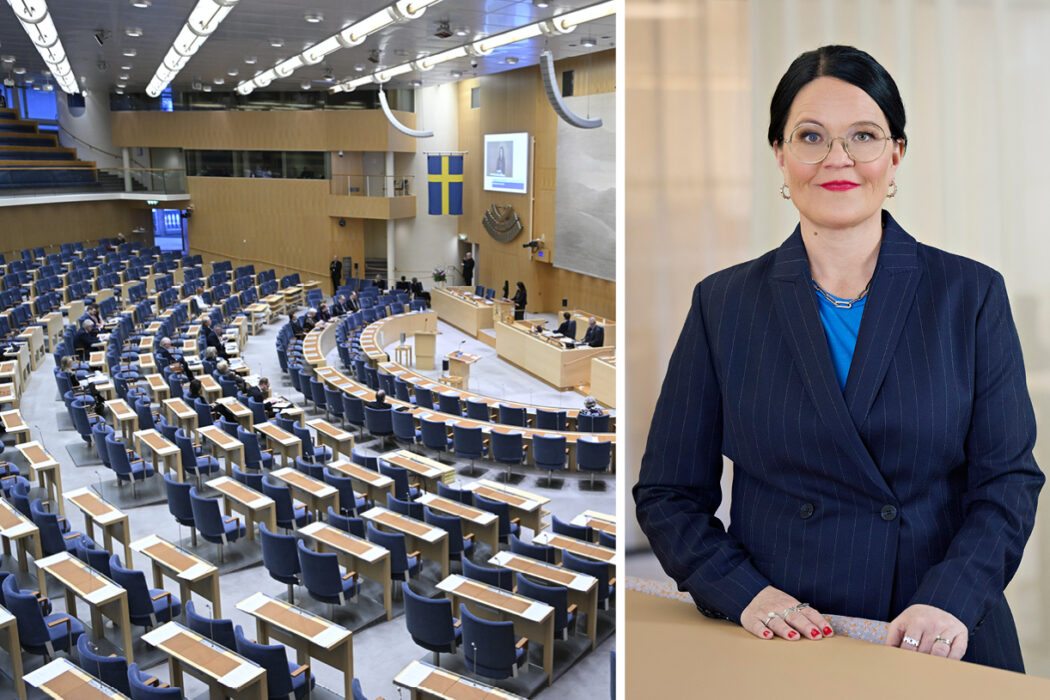 Therese Svanström, ordförande för TCO, varnar för att det hårda tonläget i politiken riskerar att skada demokratin.