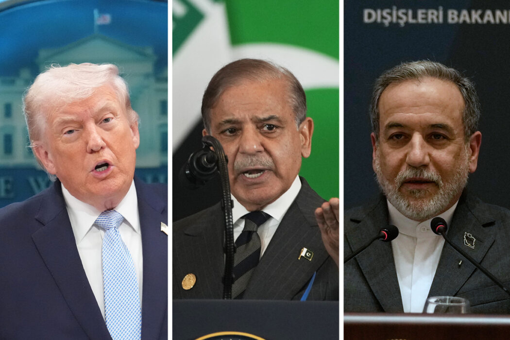 Donald Trump meddelade vapenvilan mellan USA och Iran.