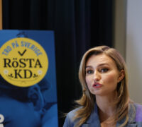 Partiordförande Ebba Busch (KD)