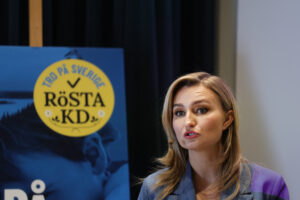Partiordförande Ebba Busch (KD)